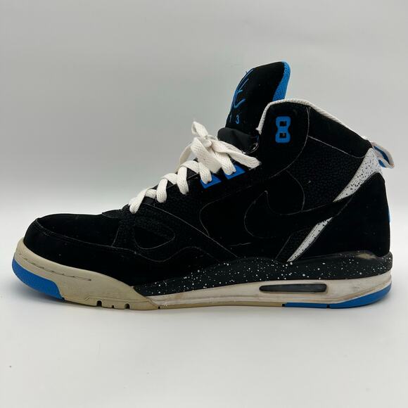 Nike Air Flight '13 Mid Mens Size 12‎ "Black Photo Blue" Sneakers 579961-001 - Picture 6 of 8